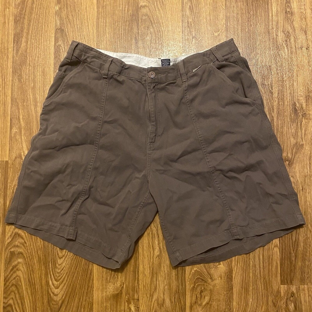 Vintage Authentic Big Dogs‎ Cargo Shorts Brown Adult Size Large
